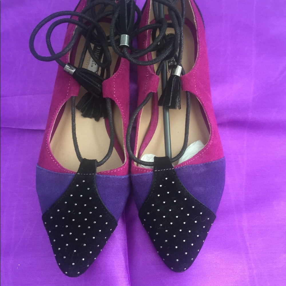 Vintage Mark Purple Flats